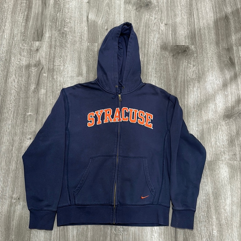 vintage nike syracuse zip up